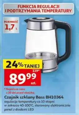 Auchan Czajnik szklany Bass BH10364 oferta