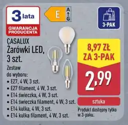 ALDI CASALUX Żarówki LED, 3 szt oferta
