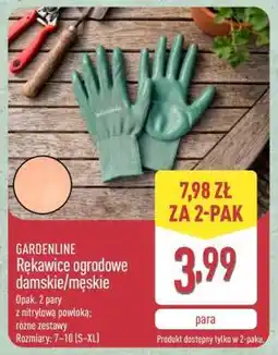ALDI GARDENLINE Rękawice ogrodowe damskie/męskie oferta