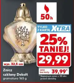 Kaufland Znicz szklany Dekolt oferta