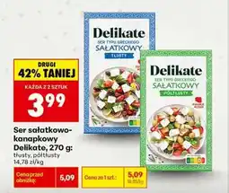 Biedronka Ser sałatkowo-kanapkowy Delikate, 270 g oferta