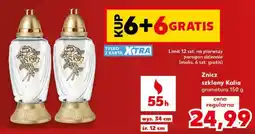Kaufland Znicz szklany Kalia oferta