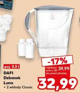 Kaufland DAFI Dzbanek Luna + 2 wkłady Classic oferta
