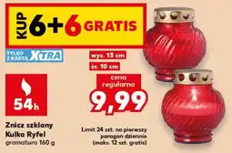 Kaufland Znicz szklany Kulka Ryfel oferta