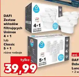Kaufland DAFI Zestaw wkładów filtrujących Unimax 4 + 1 lub Classic 5 + 1 oferta