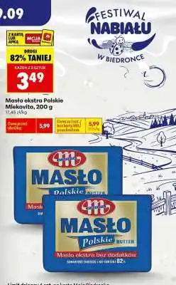 Biedronka Masło Ekstra Polskie Mlekovita , 200 g oferta