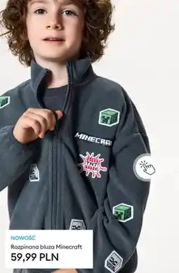 Sinsay Rozpinana bluza Minecraft oferta