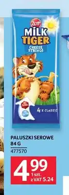 Selgros Paluszki serowe Milk Tiger Zott oferta