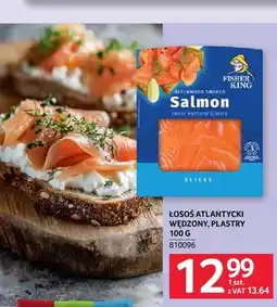 Selgros Łosoś atlantycki wędzony plastry Fisher King oferta