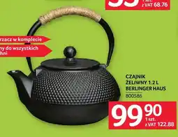 Selgros Czajnik żeliwny 1,2 l Berlinger Haus oferta