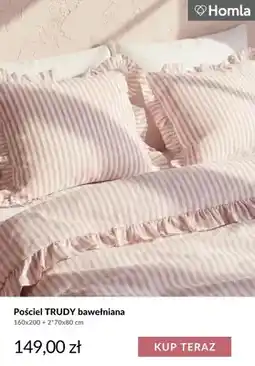 Homla Pościel Trudy bawełniana 160x200+2*70x80 cm Homla oferta