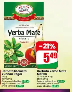Dino Herbata Yerba Mate Malwa oferta