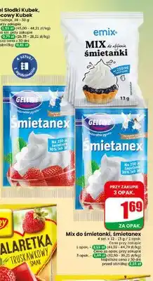 Dino Mix do śmietanki 4-pak Emix oferta