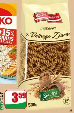 Dino Makaron pełnoziarnisty świdry Arc-Pol oferta