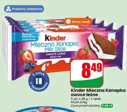 Dino Kinder Mleczna Kanapka owoce leśne 5-pak oferta