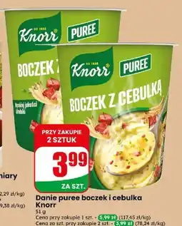 Dino Danie puree boczek i cebulka Knorr oferta