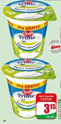 Dino Jogurt naturalny Primo Zott oferta