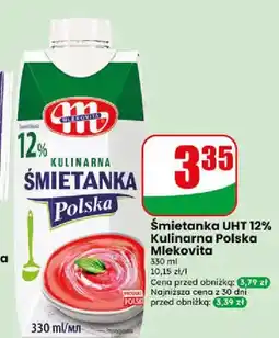 Dino Śmietanka UHT Kulinarna Polska Mlekovita 12% oferta