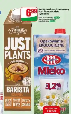 Dino Napój owsiano-karmelowy Just Plants Barista Tymbark oferta