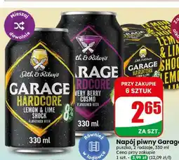 Dino Napój piwny Garage Hardcore Lemon & Lime Shock oferta