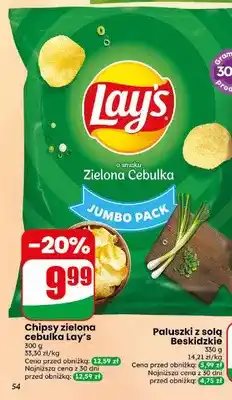 Dino Chipsy zielona cebulka Lay's oferta