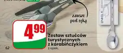 Dino Zestaw sztućców turystycznych z karabińczykiem Enkei oferta