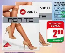 Dino Podkolanówki Lycra Perte 15 DEN 2-pak oferta