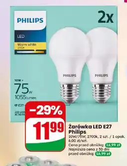 Dino Żarówka LED E27 Philips 2-pak oferta