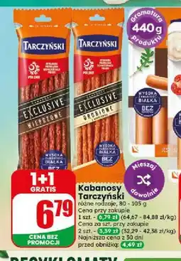 Dino Kabanosy Exclusive wieprzowe Tarczyński oferta