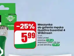 Dino Maszynka do golenia męska Quattro Essential 4 Wilkinson oferta