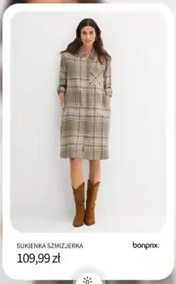 BonPrix Sukienka szmizjerka Bonprix oferta