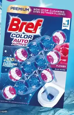Dino Zawieszka do wc Bref Color Auto Active Flower Blue Water 3-pak oferta