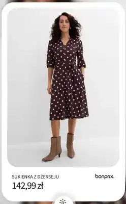 BonPrix Sukienka z dżerseju Bonprix oferta