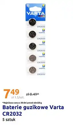 Action Baterie guzikowe Varta CR2032 oferta
