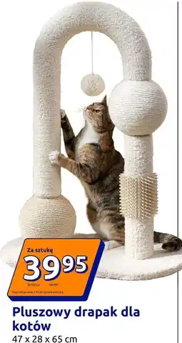 Action Pluszowy drapak dla kotów 47 x 28 x 65 cm oferta