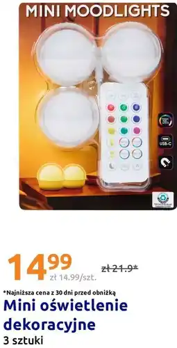 Action Mini oświetlenie dekoracyjne 3 sztuki oferta