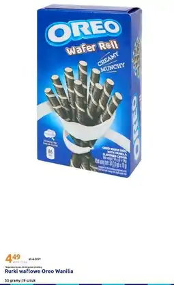 Action Rurki waflowe Oreo Wanilia oferta