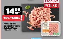 Netto Paski z fileta z piersi kurczaka Sztuka Mięsa oferta
