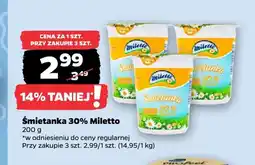 Netto Śmietanka Miletto 30% oferta