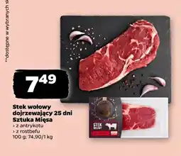 Netto Stek wołowy dojrzewający 25 dni z antrykotu Sztuka Mięsa oferta