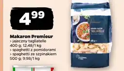 Netto Makaron Premieur jajeczny tagliatelle oferta