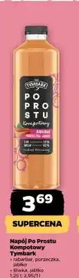 Netto Napój Po Prostu Kompotowy Tymbark rabarbar porzeczka jabłko oferta