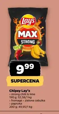 Netto Chipsy Lay's Strong Chilli & Lime oferta