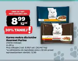 Netto Karma mokra dla kotów Gourmet Purina 4-pak oferta