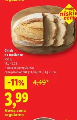 Lidl Chleb na maślance oferta