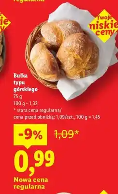Lidl Bułka typu górskiego oferta