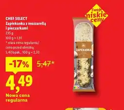 Lidl Zapiekanka z mozzarellą i pieczarkami Chef Select oferta