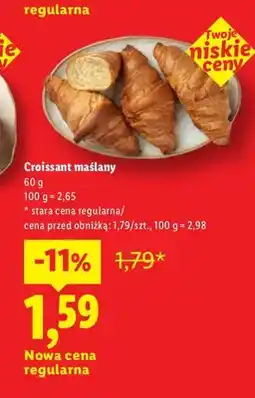 Lidl Croissant maślany oferta