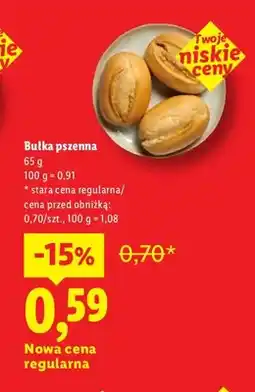 Lidl Bułka pszenna oferta