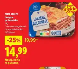 Lidl Lasagne po bolońsku Chef Select oferta